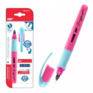 Pióro wieczne 0.5mm z wkładami różowe