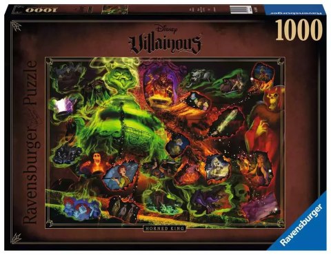 Puzzle 1000 elementów. Disney Czarne Charaktery. Rogaty Król Puzzle 1000 elementów. Disney Czarne Charaktery. Rogaty Król