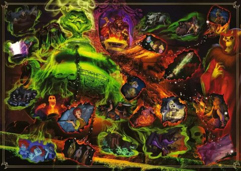 Puzzle 1000 elementów. Disney Czarne Charaktery. Rogaty Król Puzzle 1000 elementów. Disney Czarne Charaktery. Rogaty Król