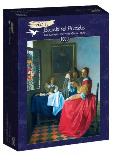 Puzzle 1000 elementów. Dziewczyna z kieliszkiem wina Puzzle 1000 elementów. Dziewczyna z kieliszkiem wina