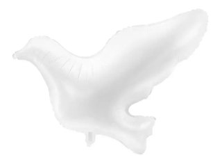 Balon foliowy Gołąb biały 77x66cm