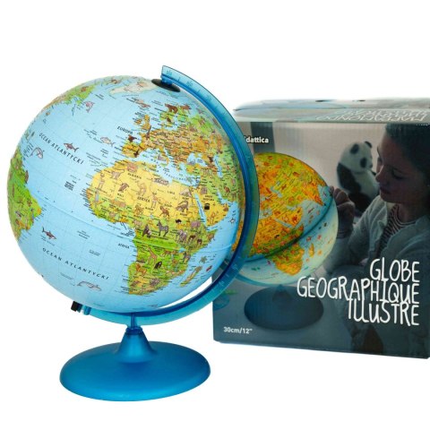 Globus Safari podświetlany ze zwierzętami 30cm Globus Safari podświetlany ze zwierzętami 30cm