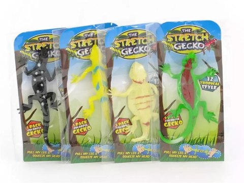 Jaszczurka elastyczna żelowa 11cm MIX Jaszczurka elastyczna żelowa 11cm MIX