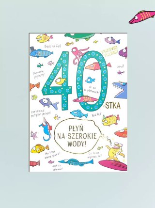 Karnet A5 40 urodziny