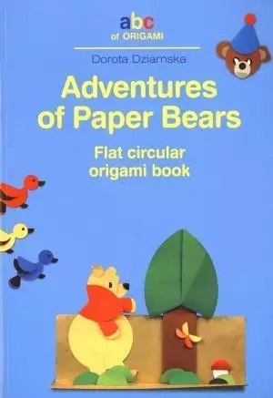 Adventures of Paper Bears. Flat circular origami Adventures of Paper Bears. Flat circular origami
