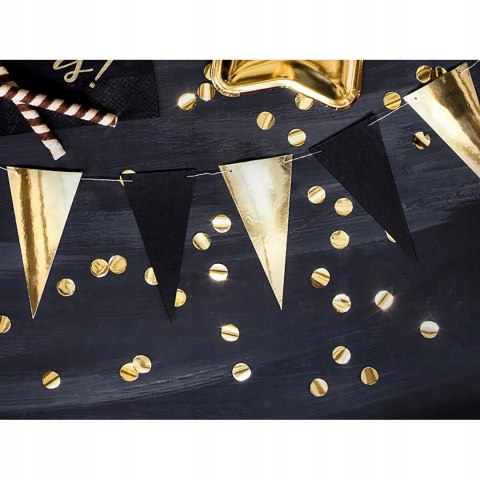 Girlanda PartyDeco 2,15 m złoto-czarna