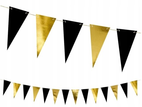 Girlanda PartyDeco 2,15 m złoto-czarna