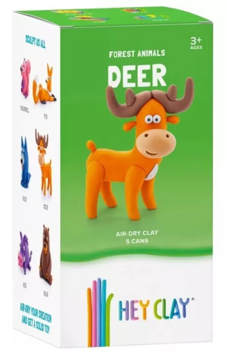 Hey Clay. Zwierzęta leśne. Jelonek Hey Clay. Zwierzęta leśne. Jelonek
