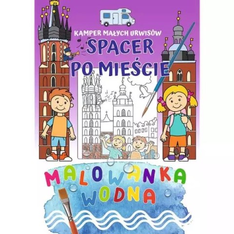 Kamper małych urwisów. Malowanki wodne. Spacer po mieście 09789 Trefl Kamper małych urwisów. Malowanki wodne. Spacer po mieście 09789 Trefl