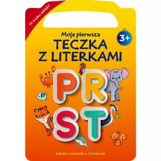 Łebskie zwierzaki w literkowie. Moja pierwsza teczka z literkami. Literki P-T KS66614 Trefl
