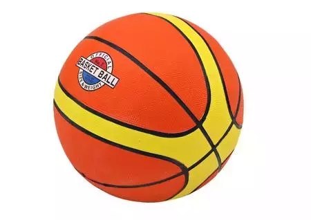 Piłka do koszykówki pomarańcz. żółta 7-9 rozm7 Piłka do koszykówki pomarańcz. żółta 7-9 rozm7