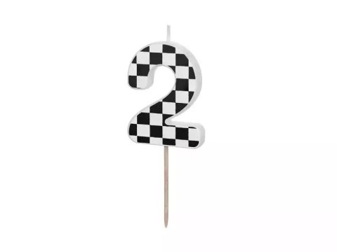 Świeczka urodzinowa 2 5,5cm Świeczka urodzinowa 2 5,5cm