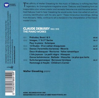 Debussy: The Complete Piano Works, CD