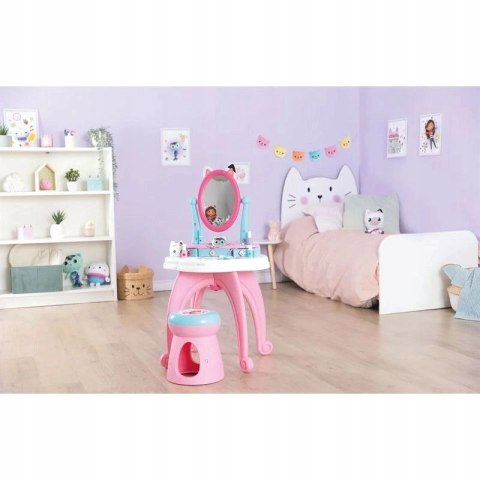 Smoby Koci domek Gabi Studio urody Toaletka 2w1 z krzesłem i akcesoriami Smoby Koci domek Gabi Studio urody Toaletka 2w1 z krzesłem i akcesoriami