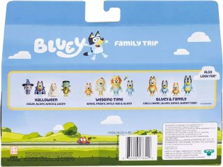 Zestaw figurek Moose Toys Bluey Family Trip 4 szt.