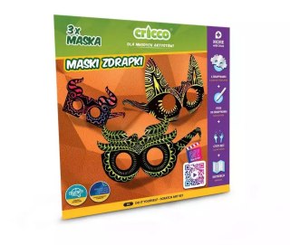 Zestaw zrób to sam - Maski zdrapki wzór A CRICCO
