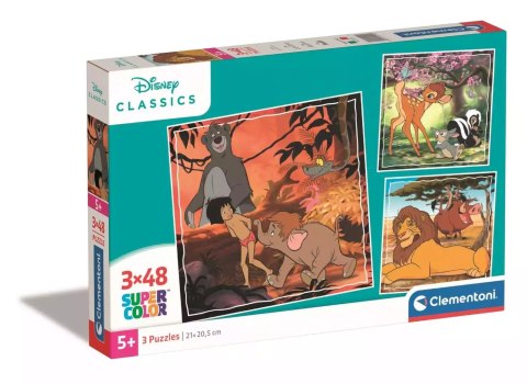 Clementoni: Puzzle 3x48el. - Standard Characters Clementoni: Puzzle 3x48el. - Standard Characters