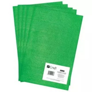 Filc poliestrowy A4 green 5 szt.
