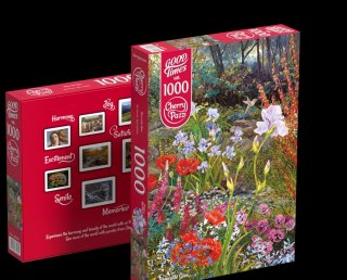 Puzzle 1000 elementów. Kwiaty nad rzeką 30622