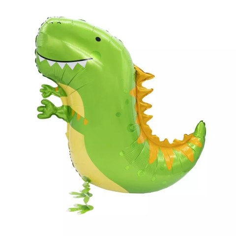 Balon foliowy chodzący dinozaur 65x75cm Balon foliowy chodzący dinozaur 65x75cm