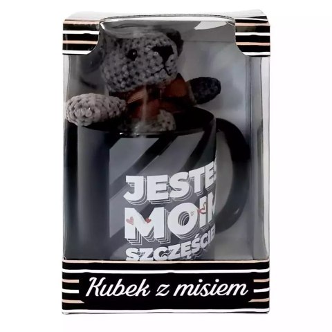 Kubek z misiem Jesteś moim szczęściem Kubek z misiem Jesteś moim szczęściem