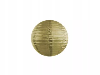 Lampion papierowy złoty 25cm