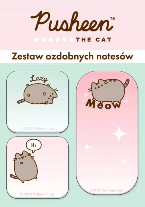 Zestaw notesów 30k 3 szt Pusheen Zestaw notesów 30k 3 szt Pusheen