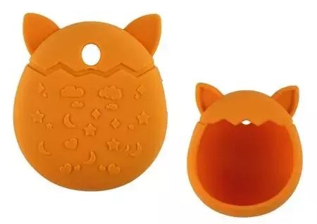 Etui case na Tamagotchi silikonowy pomarańczowy Etui case na Tamagotchi silikonowy pomarańczowy