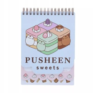 PUSHEEN SWEETS notes z ozdobnymi 3 częściowy have a little treat