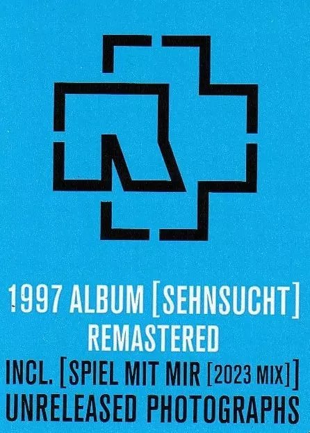 Sehnsucht (Anniversary Edition Remastered), CD