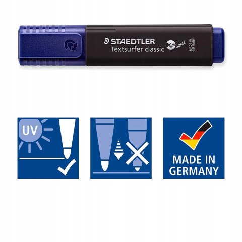 Zakreślacz czarny Staedtler 1 szt.