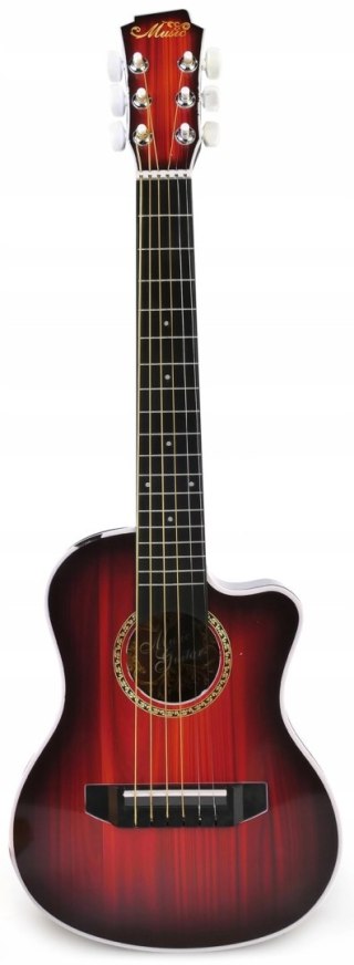 GITARA KLASYCZNA DLA DZIECI 6 STRUNOWA METALOWE STRUNY 70cm