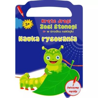 Kręte drogi znosi stonogi. Ćwiczenia ręki. Nauka rysowania KS66799 Trefl