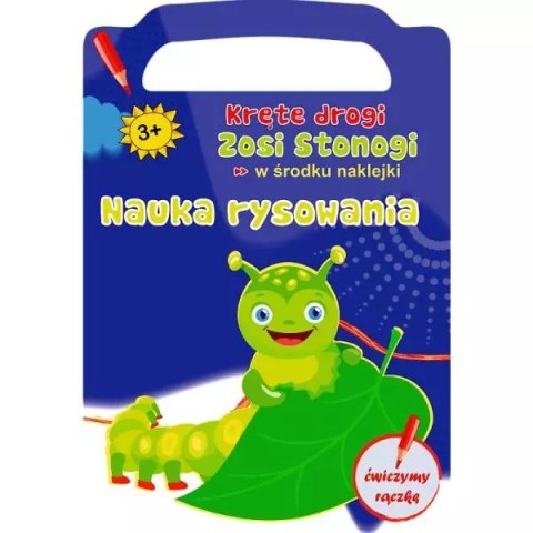 Kręte drogi znosi stonogi. Ćwiczenia ręki. Nauka rysowania KS66799 Trefl Kręte drogi znosi stonogi. Ćwiczenia ręki. Nauka rysowania KS66799 Trefl