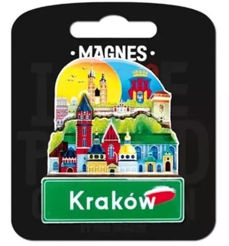 Magnes I love Poland Kraków Magnes I love Poland Kraków