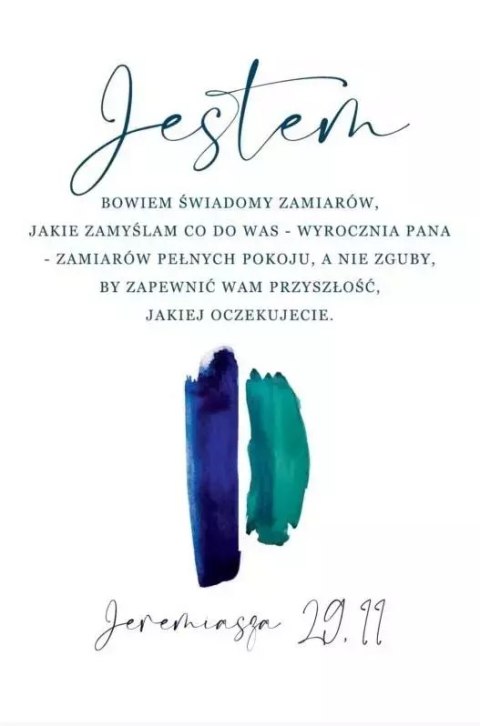 A Kartka składana - Jestem bowiem świadomy ST A Kartka składana - Jestem bowiem świadomy ST