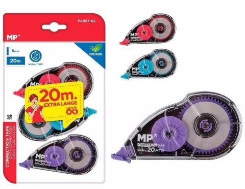 Korektor w taśmie 5mmx20m 3szt Korektor w taśmie 5mmx20m 3szt