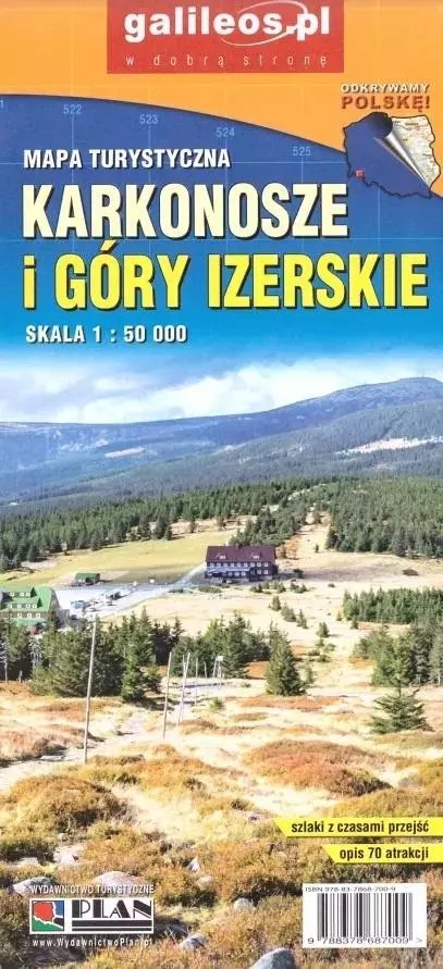 Mapa - Karkonosze i góry izraelskie 1:50 000 Mapa - Karkonosze i góry izraelskie 1:50 000