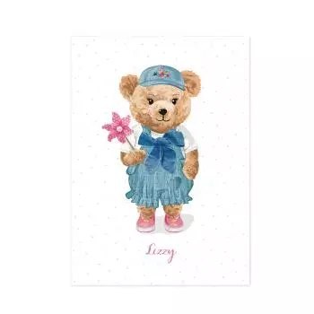 Plakat 30x40 cm. Fluffy Puffy Lizzy Plakat 30x40 cm. Fluffy Puffy Lizzy