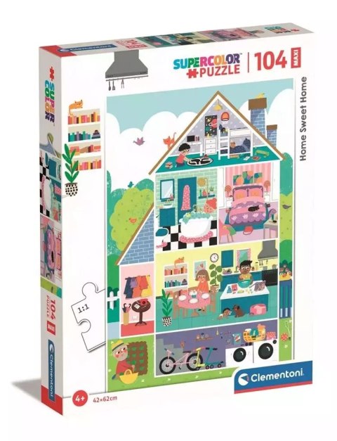 Puzzle 104 Maxi Super Kolor Home sweet home Puzzle 104 Maxi Super Kolor Home sweet home