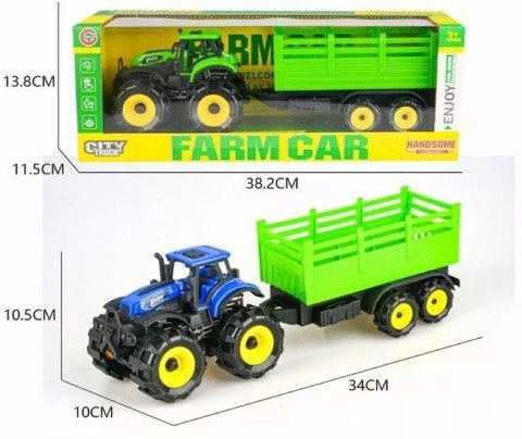 Traktor rolniczy z przyczepą Traktor rolniczy z przyczepą