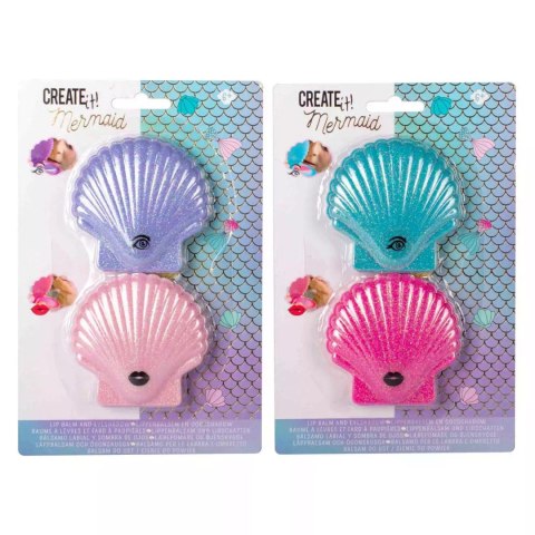 Mermaid zestaw do makijażu muszelki Mermaid zestaw do makijażu muszelki