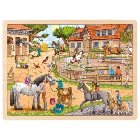 Puzzle 96 elementów. Szkółka jeździecka Puzzle 96 elementów. Szkółka jeździecka