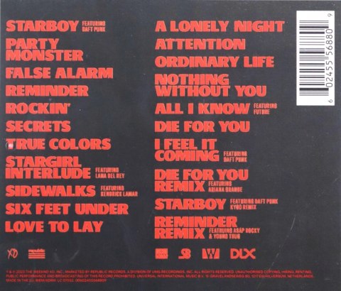 Starboy, CD Starboy, CD