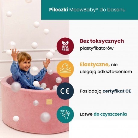Meowbaby® okrągły suchy basen 90x40cm dla dziecka Meowbaby® okrągły suchy basen 90x40cm dla dziecka