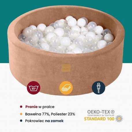 Meowbaby® okrągły suchy basen dla dziecka 90x40cm/ Meowbaby® okrągły suchy basen dla dziecka 90x40cm/
