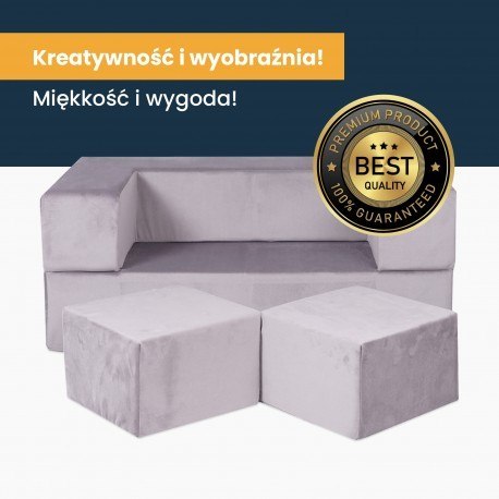Meowbaby® sofa dziecięca standard, kanapa dla dzie Meowbaby® sofa dziecięca standard, kanapa dla dzie