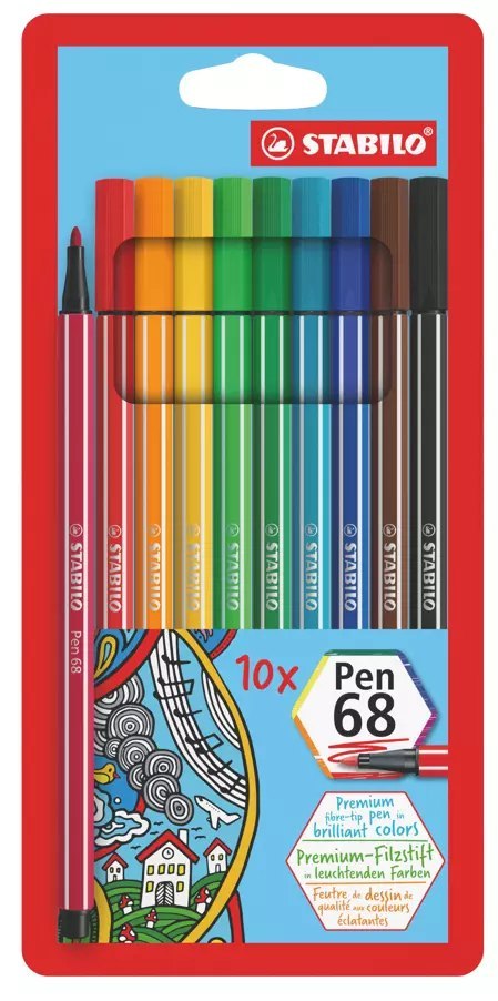 Flamastry Pen 68 (10 sztuk) Flamastry Pen 68 (10 sztuk)