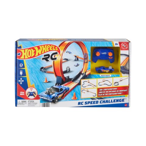 HOT WHEELS RC Wyzwanie prędkości Zestaw torów + pojazd 1:64 HXX45