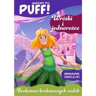 PUFF! Magiczny pył. Królestwo brokatowych ozdób. Wróżki i jednorożce KS68168 Trefl